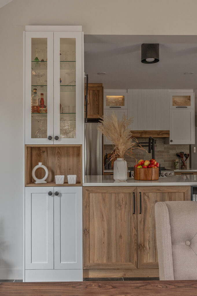 Cuisine blanc et bois